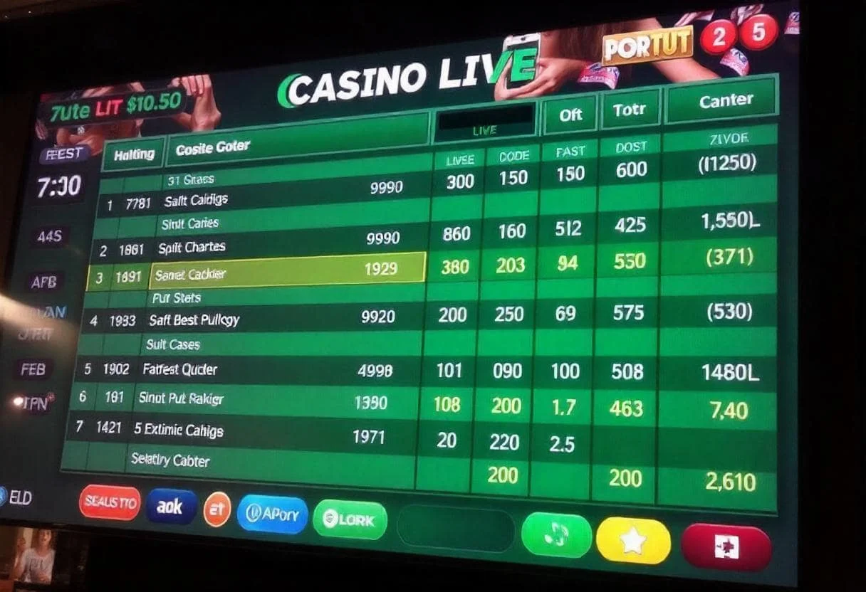 casino live score