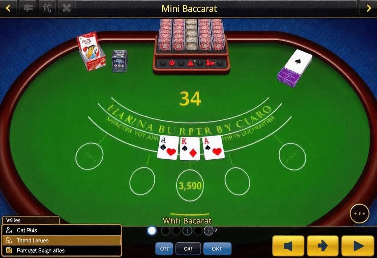 how to play mini baccarat